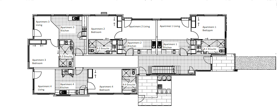 nunawading-floorplan Floorplan for the accommodation in Nunawading