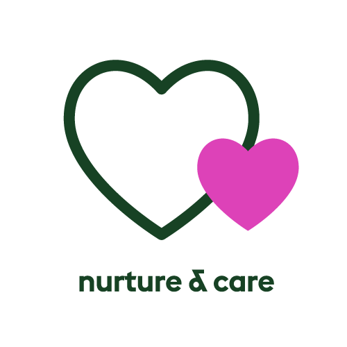 Icon-value-nuture-and-care icon of nature and care value